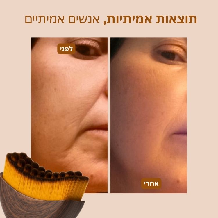 PuraDerma™ LymphGlow מברשת עיצוב לימפטית