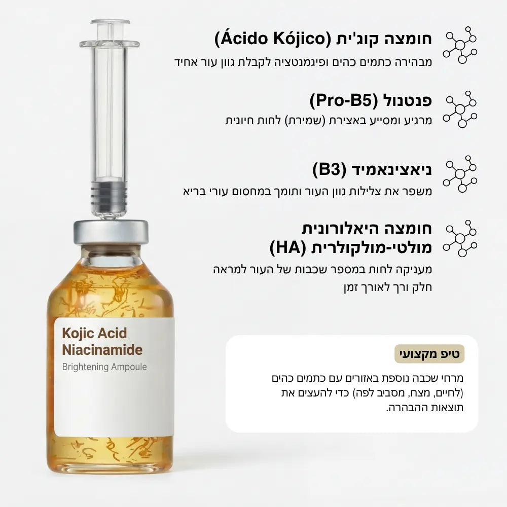ערכת ההתחדשות העור - שלוש אמפולות טיפוליות