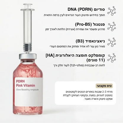 ערכת ההתחדשות העור - שלוש אמפולות טיפוליות