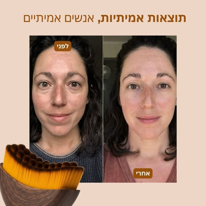 PuraDerma™ LymphGlow מברשת עיצוב לימפטית