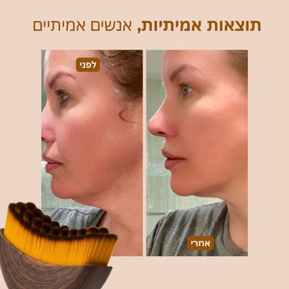 PuraDerma™ LymphGlow מברשת עיצוב לימפטית
